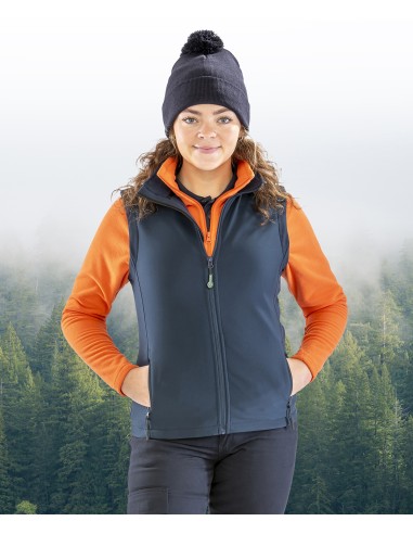RES-R232F-Womens Printable Softshell Bodywarmer with Recycled Fleece Inner